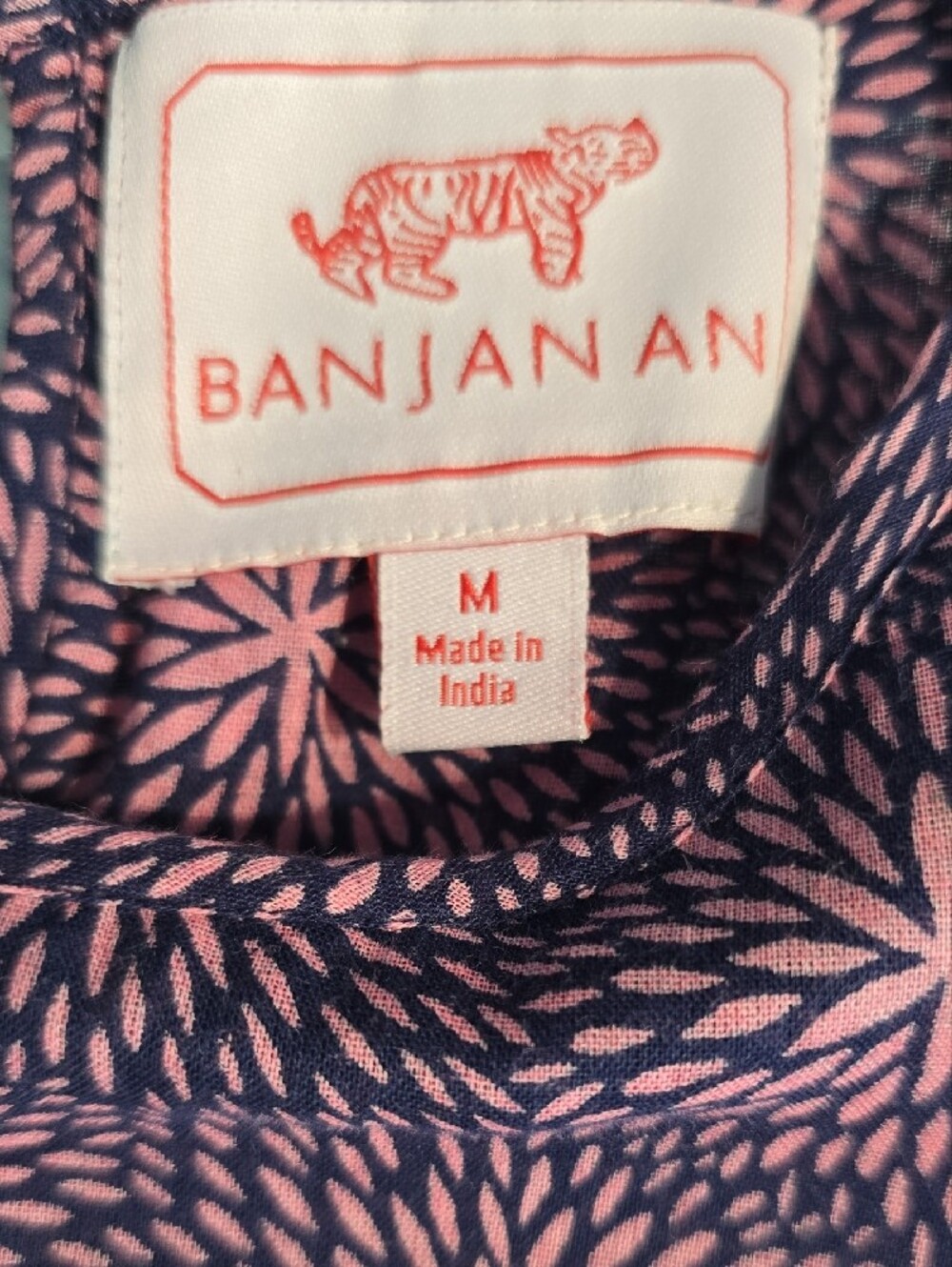 Banjanan Plum & Pink Printed Ruffle Iris Dress Petal - Picture 3 of 11